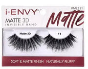 Kiss I Envy Matte 3D Invisible Band Eyelashes Soft & Matte Finish - Naturally Fluffy 11