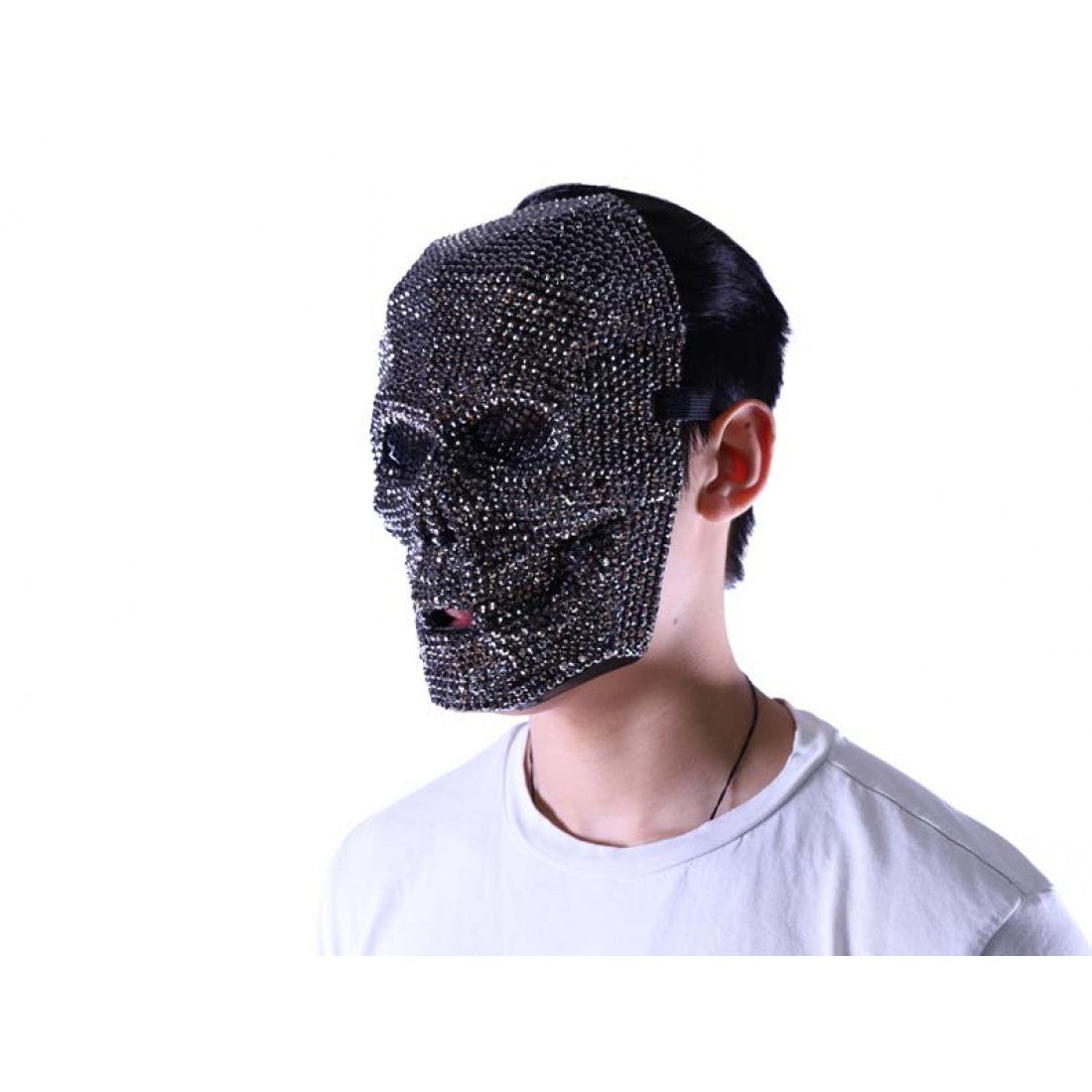 Rhinestone Skull Mask